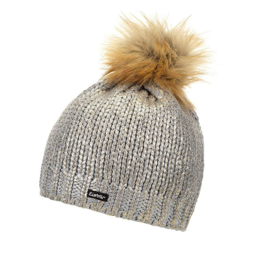 Eisbär Folina Lux Pompon Mütze-Eisbär-hutwelt