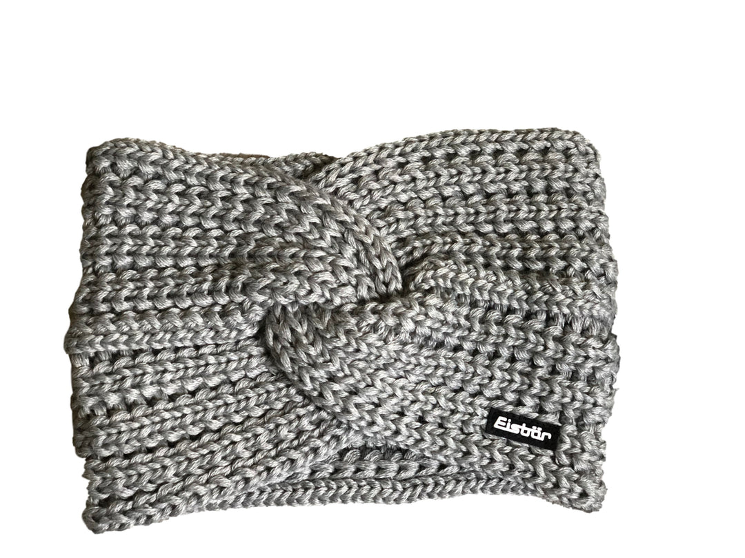 Eisbär Stirnband Inga mit Knoten-Eisbär-hutwelt