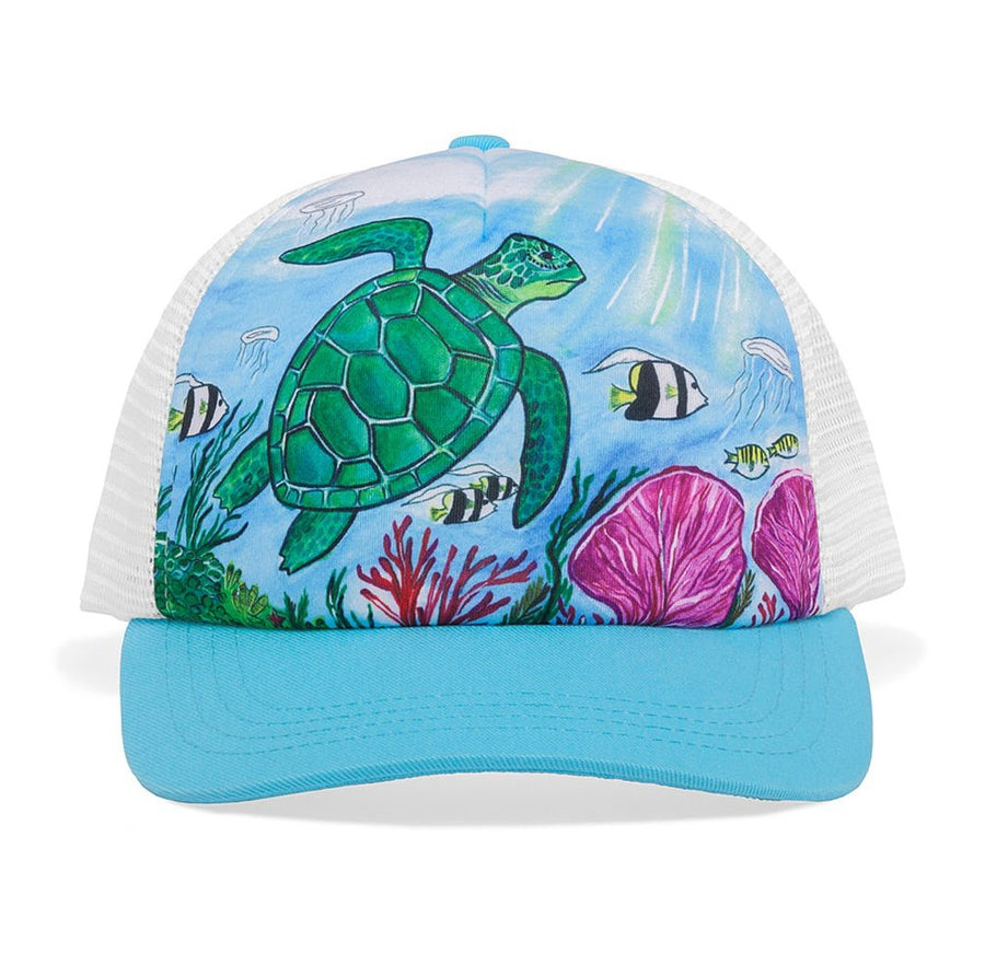 Sunday Afternoons Kids Artist Series Trucker Cap Sea Turtle Sunday Afternoons hutwelt