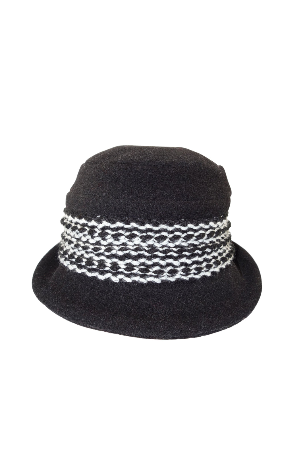 Mayser Hut mit Strickkombi schwarz-Mayser-hutwelt