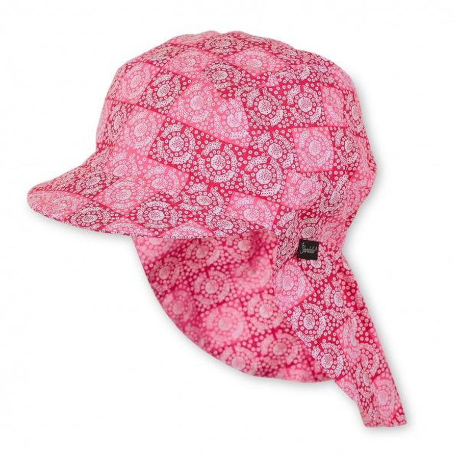 Sterntaler Mädchen Cap mit Nackenschutz rosa-Sterntaler-hutwelt