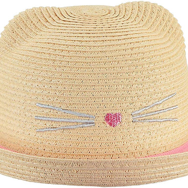 Sterntaler Mädchen Strohhut Katze - Sterntaler - hutwelt
