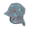 Sterntaler Schirmmütze Delfin mit Nackenschutz UV - 30+ - Sterntaler® - hutwelt