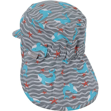 Sterntaler Schirmmütze Delfin mit Nackenschutz UV - 30+ - Sterntaler® - hutwelt