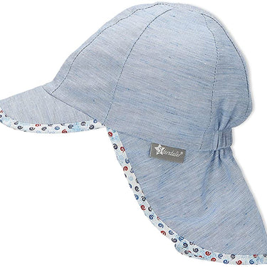 Sterntaler Schirmmütze Nackenschutz hellblau - Sterntaler® - hutwelt