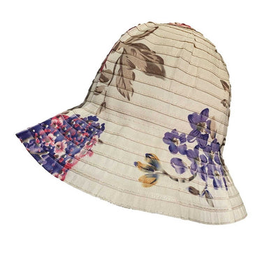 Stoffhut Blumendruck Flowers - McBurn - hutwelt