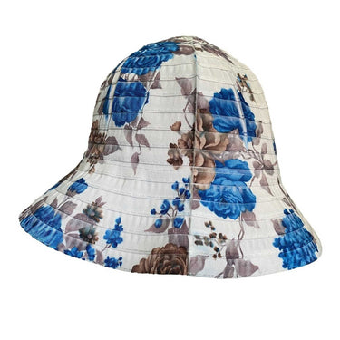 Stoffhut Blumendruck Flowers - McBurn - hutwelt