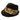 Trachtenhut Trilby schwarz beige - faustmann GERMANY - hutwelt