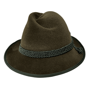 Trachtenhut Unteregger Velour goldoliv - faustmann GERMANY - hutwelt